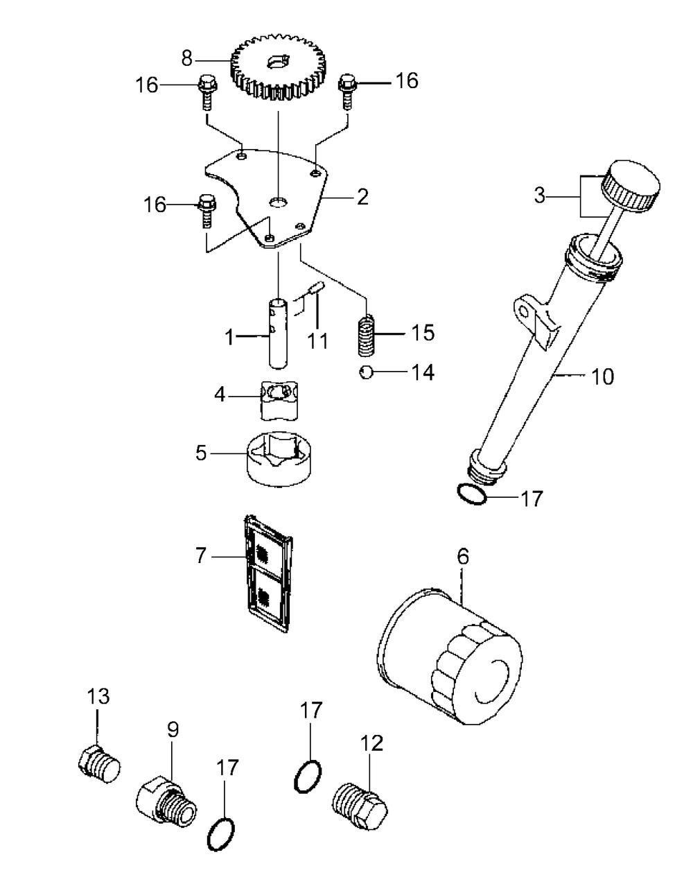 Fh680v-Bs29 Lubrication Equipment Diagram and Parts List for M54-KW 53BB5DBW750-23-HP Cub Cadet Lawn Tractor